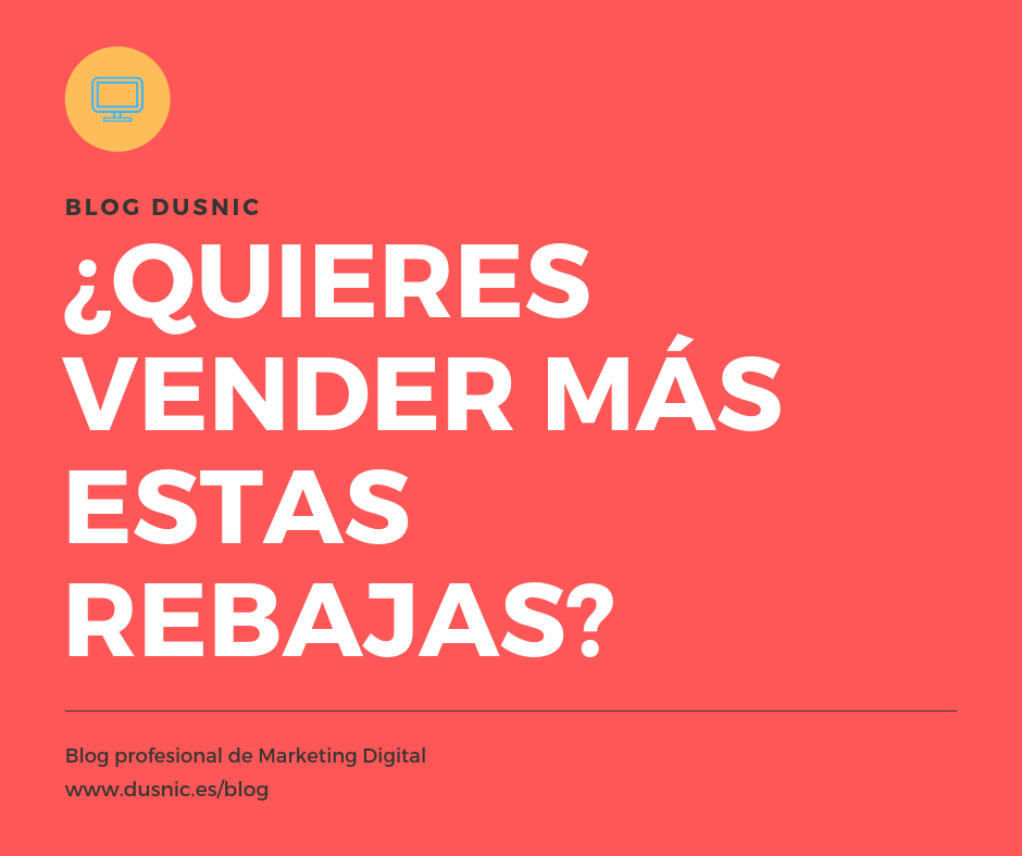 VENDER MAS EN REBAJAS
